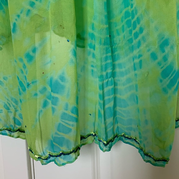 Indian 100% silk 3-piece shalwar/kameez/dupatta embroidered suit size 42/M - Picture 8 of 8